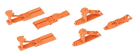 Walthers Proto 6060 HO Scale Trailer Hitch Accessory Pack -- Kit