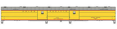 Walthers Proto 920-9201 HO Scale 85' ACF Baggage Car Union Pacific(R) Heritage Fleet - Ready to Run - Standard -- Union Pacific(R) #6334 "Art Lockman" (Armour Yellow, gray)