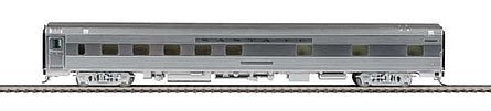 Walthers Proto 920-9606 HO Scale 85' Budd Pine Series 10-6 Sleeper - Ready to Run -- Santa Fe (Real Metal Finish w/decals)
