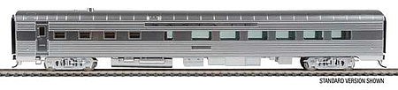 Walthers Proto 920-9629 HO Scale 85' Pullman-Standard 36-Seat Diner -- Santa Fe #600 (Real Metal Finish)
