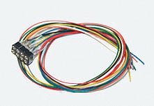LokSound By ESU 51950 All Scale DCC Decoder Cable Harness with NEM652-NMRA 8-Pin Socket -- 11-13/16" 30cm Leads