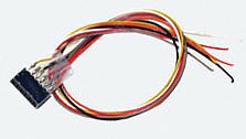 LokSound By ESU 51951 All Scale DCC Decoder Cable Harness with NEM651 6-Pin Socket -- 11-13/16" 30cm Leads