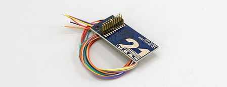 LokSound By ESU 51957 All Scale 21MTC Adaptor Board 3 -- Wired Interface Board for Locos without DCC Interface