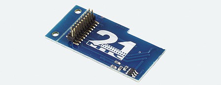 LokSound by ESU 51968 All Scale 21MTC Adaptor Board 2 -- Wired Interface Board for Locos without DCC Interface