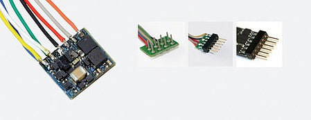 LokSound By ESU 53661 All Scale LokPilot Nano Standard DCC Control Decoder with 8-Pin Plug and Wire Harness -- 5/16 x 1/4 x 3/32" 8 x 7 x 2.4mm