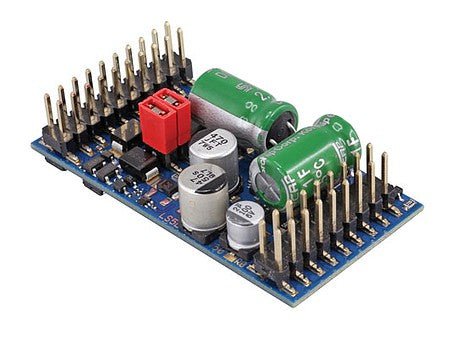 LokSound By ESU 58315 O Scale LokSound 5 L DCC-MM-SX-M4 Multi-Prototcol Sound and Control Decoder -- 3A for O Scale, Pinheader Interface with Adapter, No Recorded Sound Files