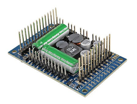 LokSound By ESU 58515 G Scale LokSound 5 XL DCC-MM-SX-M4 Multi-Prototcol Sound and Control Decoder -- 4A for G Scale, Pinheader Interface, No Recorded Sound Files
