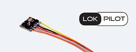 LokSound By ESU 59110 N Scale LokPilot 5 Fx Micro DCC-MM-SX-M4 Function-Only Decoder -- NEM652 8-Pin Interface