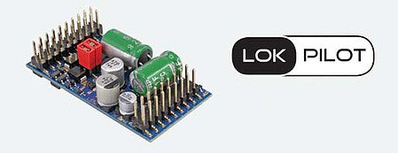 LokSound By ESU 59325 G Scale LokPilot 5 L DCC-Only Control-Only Decoder -- 3A for O Scale, Pinheader Interface with Adapter