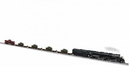 Lionel 1922010 O Scale Sherman Hill Big Boy 4-8-8-4 Freight Train-Only Set - 3-Rail - LionChief+ 2.0 -- Union Pacific, Locomotive and 5 Cars