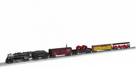 Lionel 1922020 O Scale Berkshire 2-8-4 Fast Freight Train-Only Set - 3-Rail - LionChief+ 2.0 -- Nickel Plate Road Locomotive and 4 Cars