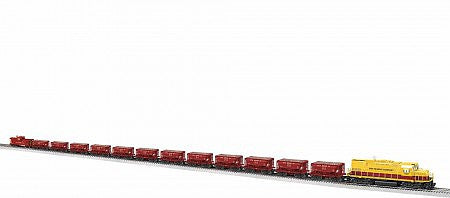 Lionel 1922090 O Scale Train-Only Ore Train Freight Set - 3-Rail - Legacy Sound and Control -- Erie Mining Company Alco C420, 12 Ore Jennies, Extended-Vision Caboose