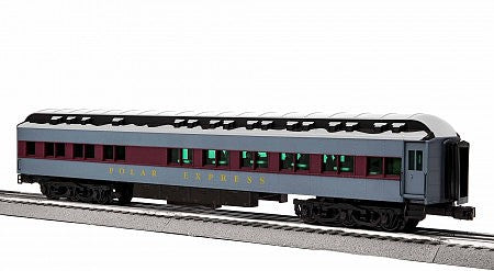 Lionel 1927630 O Scale Hot Chocolate Car - 3-Rail with Station Sounds - Ready to Run -- Polar Express (blue, red)