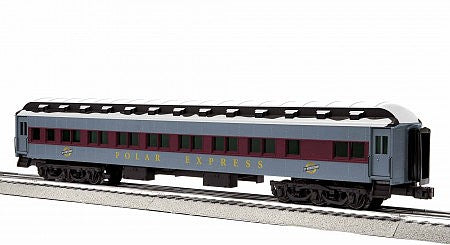Lionel 1927650 O Scale 6-Axle Coach - 3-Rail - Ready to Run -- Polar Express (Movie's 15th Anniversary Scheme; blue, red, yellow)