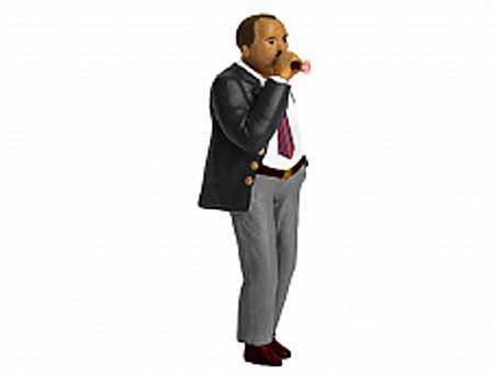 Lionel 1930320 O Scale Smoking Tony Lighted Figure