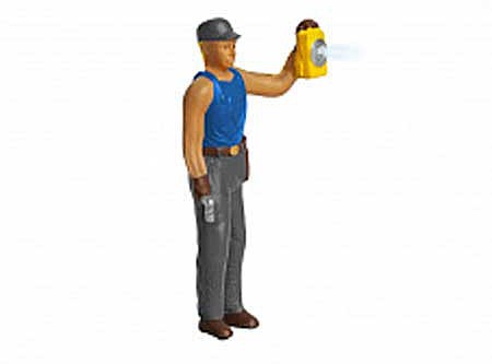 Lionel 1930330 O Scale Railroad Worker with Lamp Lighted Figure