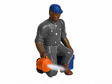 Lionel 1930350 O Scale Man with Flashlight Lighted Figure