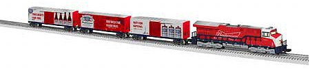 Lionel 2023030 O Scale Budweiser Train Set - 3-Rail - LionChief(R) Sound and Control -- ET44AC, 3 Cars, FasTrack(R) Oval and Contoller