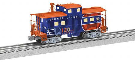 Lionel 2026910 O Scale Northeastern Caboose - 3-Rail - Ready to Run -- Lionel 120th Anniversary (blue, orange)