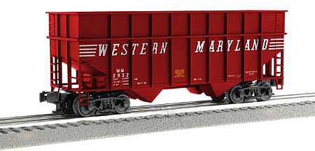 Lionel 317320 O Scale ACF 3-Bay Woodchip Hopper 6-Pack - 3-Rail - Ready to Run - LionScale -- Western Maryland