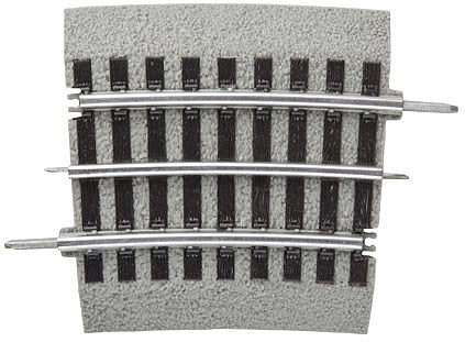 Lionel 616835 O Scale FasTrack(TM) Track w/Roadbed - 3-Rail -- 1/4 O-48 Curve