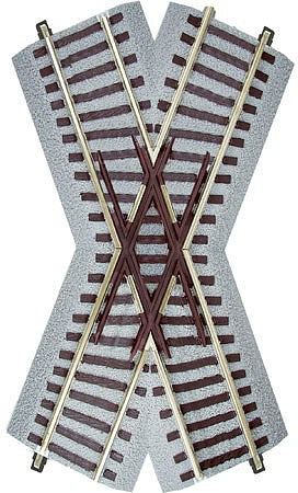 Lionel 649863 S Scale American Flyer(R) FasTrack(R) -- 45-Degree Crossing