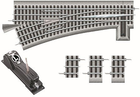 Lionel 681950 O Scale O-60 Remote Switch -- Right-Hand