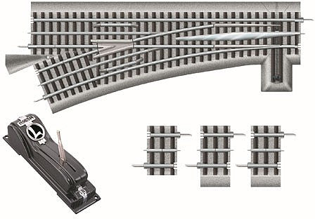Lionel 681952 O Scale O-72 Remote Switch -- Right-Hand