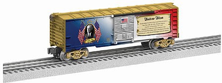 Lionel 683947 O Scale Boxcar - 3-Rail Ready to Run - US Made -- Woodrow Wilson