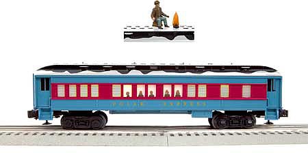 Lionel 684602 O Scale Disappearing Hobo Car - Polar Express -- Polar Express (blue, red)