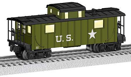 Lionel 684780 O Scale Steel Caboose - 3-Rail - Ready to Run -- U.S. (olive, black)