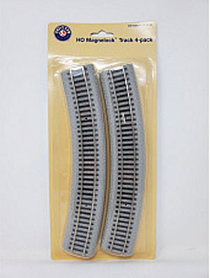Lionel 871818010 HO Scale 20" Radius Curve 4 Pack - MagneLock