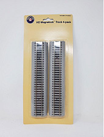 Lionel 871818020 HO Scale 9" Straight 4 Pack - MagneLock