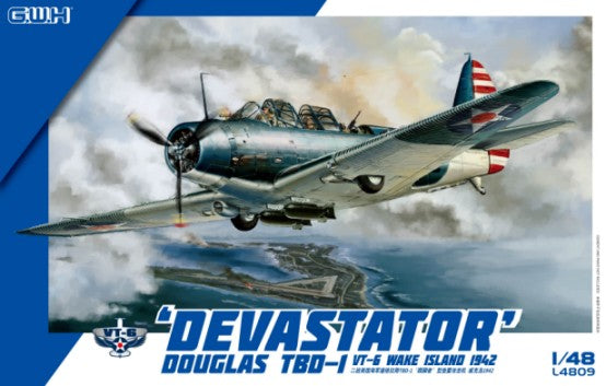 Lion Roar Great Wall Hobby 4809 1/48 TBD1 Devastator VT6 Wake Island 1942 Fighter