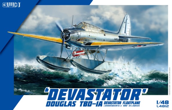 Lion Roar Great Wall Hobby 4812 1/48 USN TBD1A Devastator Floatplane