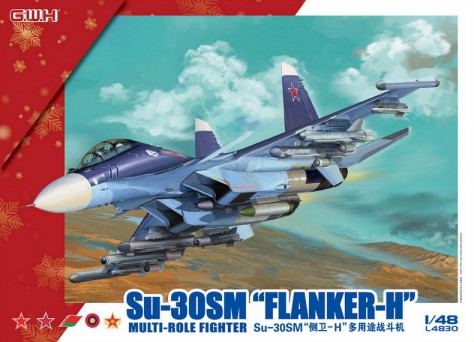 Lion Roar Great Wall Hobby 4830 1/48 Su30SM Flanker H Multi-Role Fighter