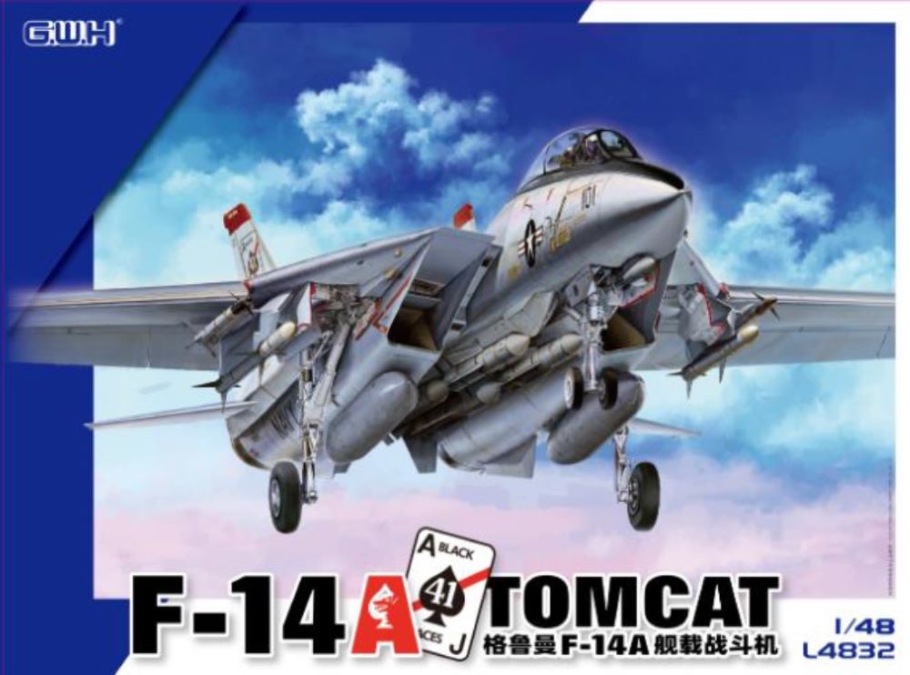 Lion Roar Great Wall Hobby 4832 1/48 US Navy F14A Tomcat Fighter