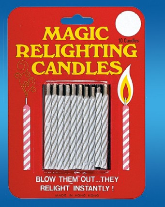 Loftus Pranks & Novelties 445 Relighting Birthday Candles Prank