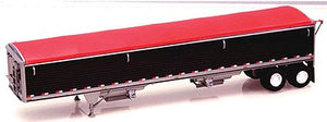 Lonestar Models 6030 HO Scale Wilson 43' Pacesetter Grain Trailer - Kit -- Black, Red Tarp