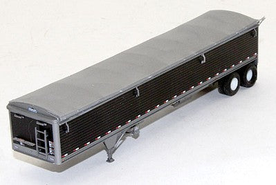 Lonestar Models 6031 HO Scale Wilson 43' Pacesetter Grain Trailer - Kit -- Black, Silver Tarp
