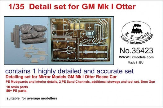 LZ Models 35423 1/35 GM Mk I Otter Detail Set for MZZ (Resin) (D)