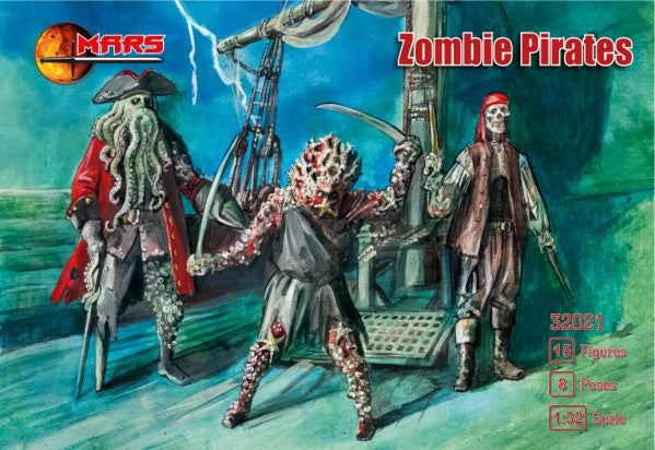 Mars Models 32021 1/32 Zombie Pirates (Caribbean) (15)