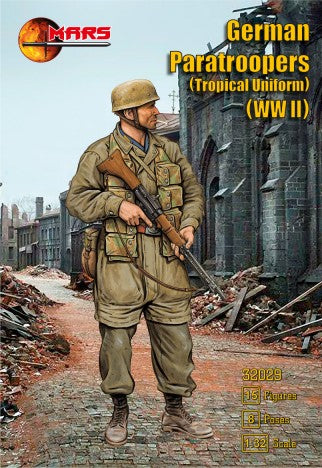 Mars Models 32029 1/32 WWII German Paratroopers Tropical Uniform (15)