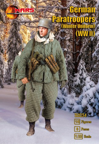 Mars Models 32034 1/32 WWII German Paratroopers Winter Uniform (15)