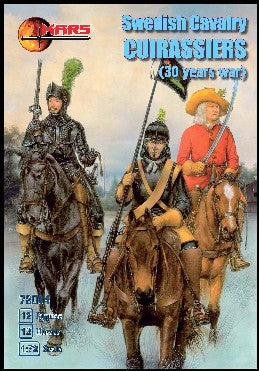 Mars Models 72014 1/72 Thirty Years War Swedish Cavalry Curassiers (12 Mtd)