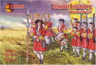 Mars Models 72035 1/72 Northern War Saxon Infantry (56)