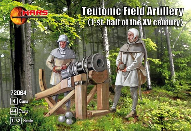 Mars Models 72064 1/72 1st Half XV Century Teutonic Field Artillery (16) w/Guns (4)