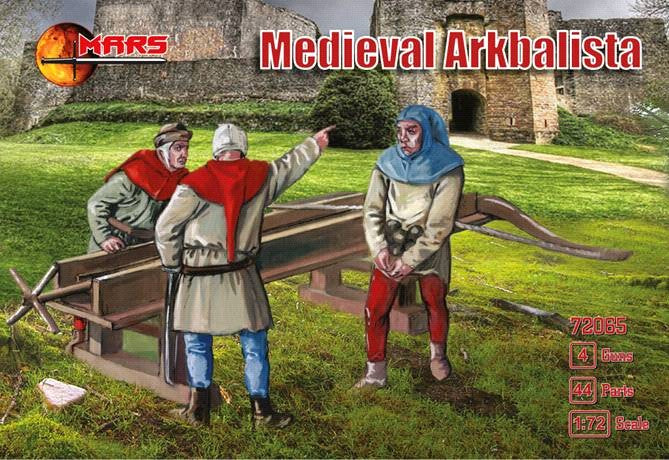 Mars Models 72065 1/72 Medieval Arkbalista (16) w/Guns (4)