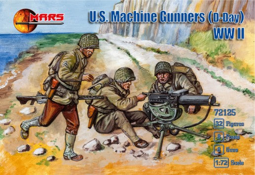 Mars Models 72125 1/72 WWII US Machine Gunners D-Day (32)