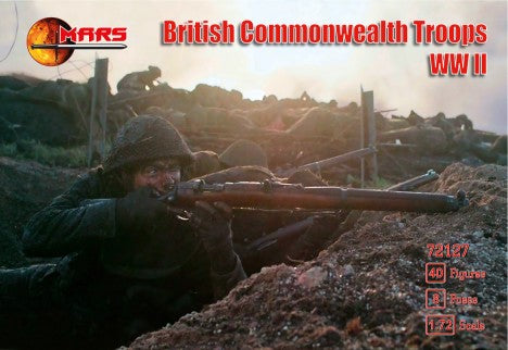 Mars Models 72127 1/72 WWII British Commonwealth Troops (40)
